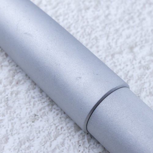 Wancher Dream Pen Aluminium Silver Matte Sandblasted Body JOWO #6 Fountain Pen - Picture 4 of 6