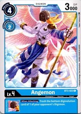 Angemon BT3-023 Common Blue Champion (Lv4) Digimon Card CCG 