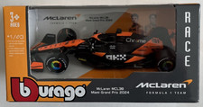 Bburago 1/43 Scale McLaren MCL38 Formula-1 Miami Grand Prix 2024 Race Car