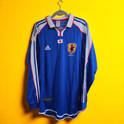 JAPAN NATIONAL TEAM HOME 2001 - 2XL (Run Small) Retro - Football