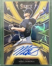 2021 Panini Select Mike Soroka Prism Auto #10/10 Bookend