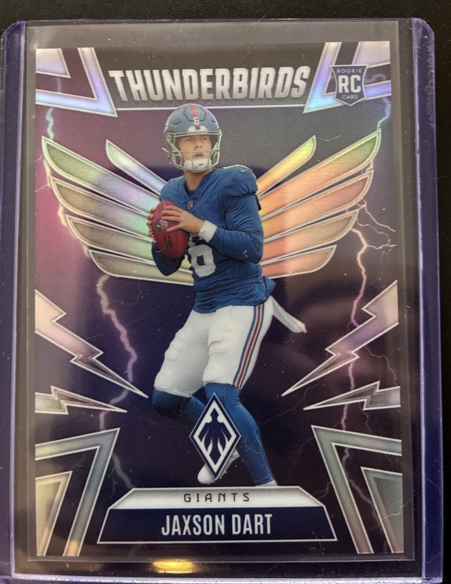 2025 Panini Phoenix Football Jaxson Dart Thunderbird Rookie Card