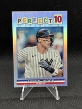 2025 Topps Heritage #P10-1 Aaron Judge Perfect 10 Holographic