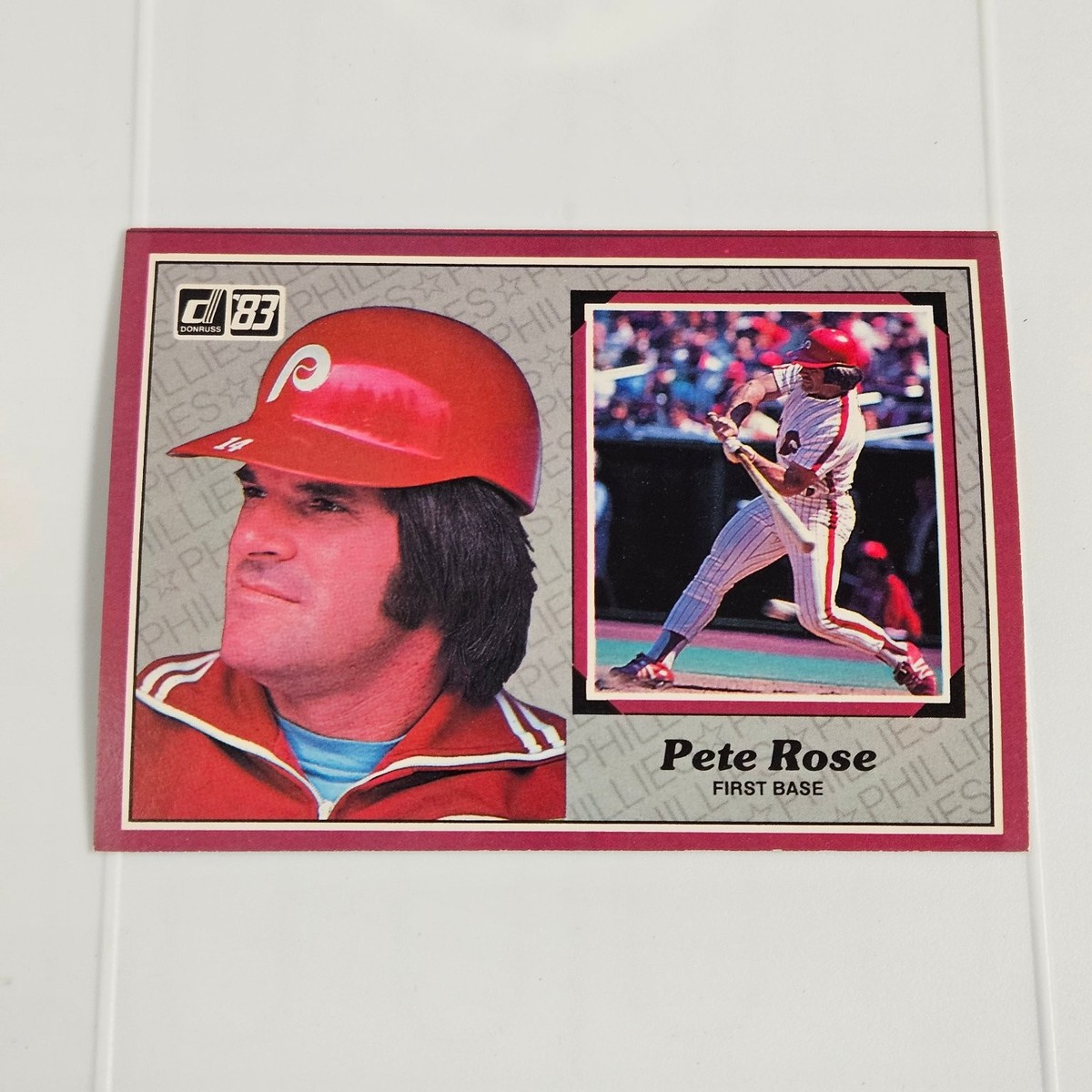 Pete Rose Philadelphia Phillies 1983 Donruss Baseball Card #31 