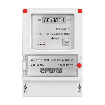 LCD Energiezähler 100A Kapazität leicht ablesbare Anzeige Wohnanwendung