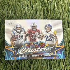 2024 Topps Cosmic #SCL-7 Blake Corum Jonathon Brooks Trey Benson Star Clusters