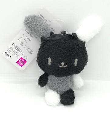 Sanrio Characters Avail Black Usahana Plush Mascot Charm Ballchain Japan Limited