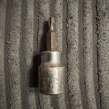 Halfords Advance T25 Torx 3/8 Drive Bit Socket USED!