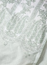 Lauren Ralph Lauren Green Wakefield Paisley King Duvet 3 Pc Set MSRP 470