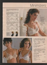 Vintage JCP Catalog  Lingerie Minimizer Bra Photo Clipping