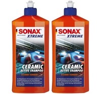 Sonax Xtreme Ceramic Activeshampoo 2X500Ml Keramik Auto Shampoo Mit Versiegelung