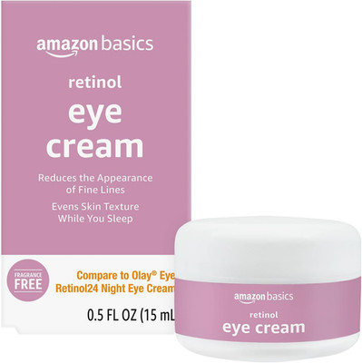 Retinol under Eye Cream, Fragrance Free, Reduces Fine Lines, Night Treatment, 0.