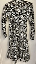 SHEIN black & white midi dress size xs woman’s #99