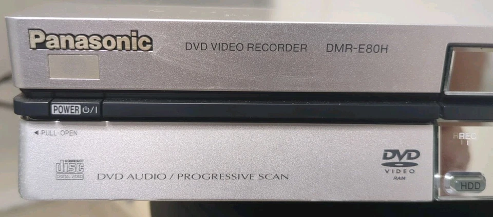 Panasonic DMR-E80H HDD & DVD Recorder Player WORKS Read Description  - Image 2 of 4