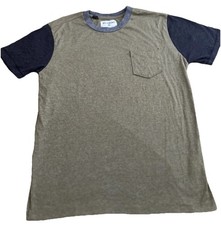 Billabong Green Black Pocket Short Sleeve T-Shirt Kids Size L