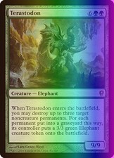 MTG Magic the Gathering Terastodon (181/219) Conspiracy LP FOIL