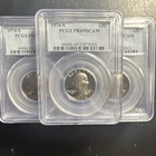 9 X  1974-S Washington Quarter Silver Proof PCGS PR69DCAM San Francisco Lot of 9