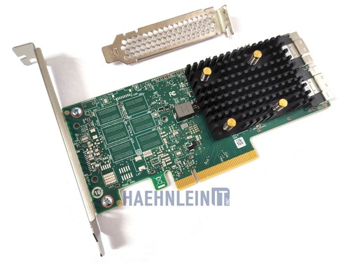 Broadcom HBA 9500-16i Tri-Mode Host Bus Adapter 05-50077-02 SATA SAS + 2 Kabel - Bild 2 von 6