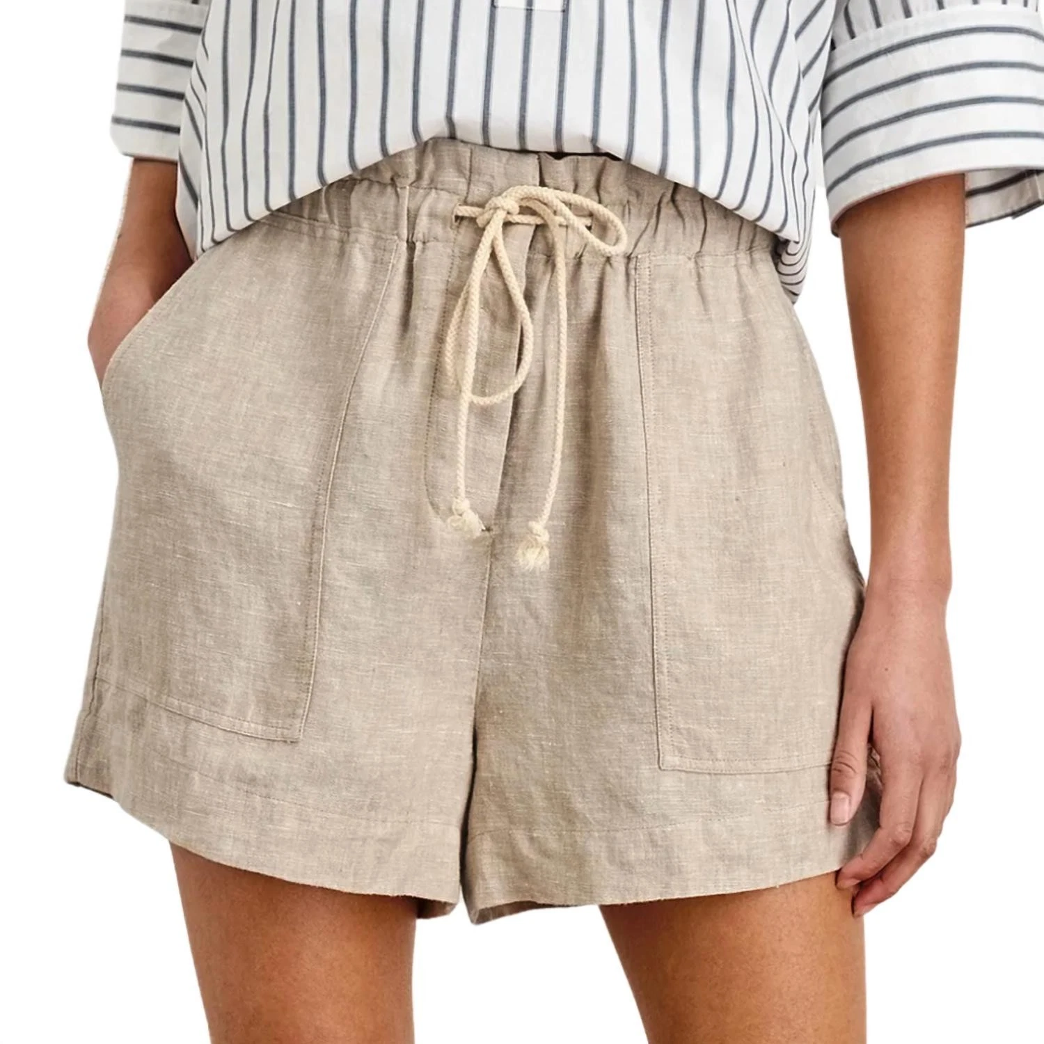 Rails Women's Foster Short Heathered Flax