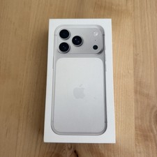 Apple iPhone 17 Pro Silver 256GB Empty Box Only Model A3256