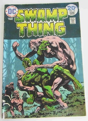 Swamp Thing #10 May June 1974 LAST Bernie Wrightson Cover VG+ 4.5 DC Comics