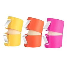 3 Pcs Egg shell opener, Eggshell opener, Egg Clip for Raw pink-yellow-orange