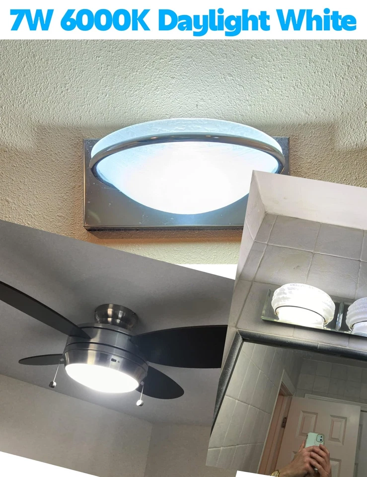 JD E11 Led Candelabra Bulbs 75 Watt Equivalent Dimmable, E11 7W 750LM Dayligh... - Image 2 of 4