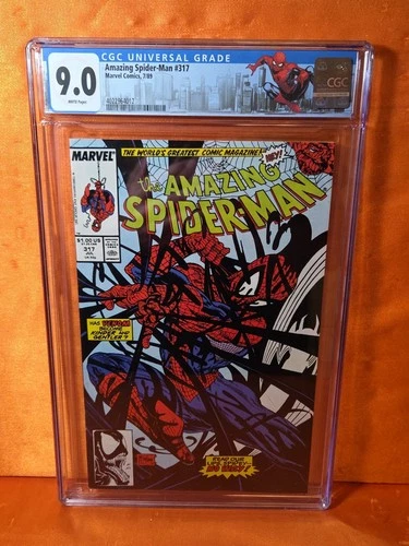 The Amazing Spider-Man #317 (Marvel 1989) Custom Label CGC 9.0 McFarlane Cover