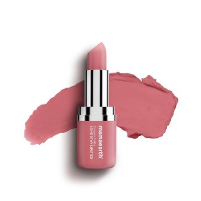 Mamaearth Creamy Matte Long Stay Lippenstift I Vitamin E I4,2 g I KOSTENLOSER...