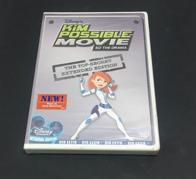 Kim Possible Movie: So the Drama DVD The Top-Secret Extended Edition NEW SEALED