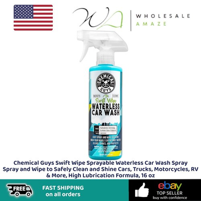 #ad Chemical Guys Swift Wipe Sprayable Waterless Car Wash Spray Spray and Wipe $19.99