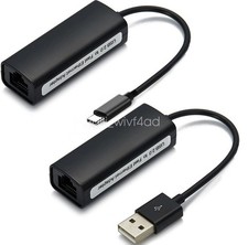 USB Ethernet Adapter USB-A/C to RJ-45 Networkadapter LAN Cable Network Card