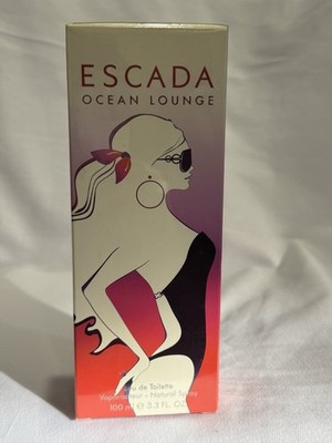 RARE Vintage Escada Ocean Lounge EDT 100ml 3.3oz New Sealed 2008 Summer Limited