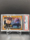 2021 Topps Chrome Formula 1 F1 Max Verstappen Orange Wave 19/25 PSA 8 #43