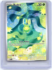 Budew 221/217 Illustration Rare Ascended Heroes Pokemon Holo Near Mint