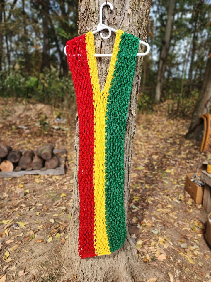 Crucero de vacaciones para mujer Crochet Natación Encubrimiento Hecho a mano Isla Rasta Foto 4 de 4