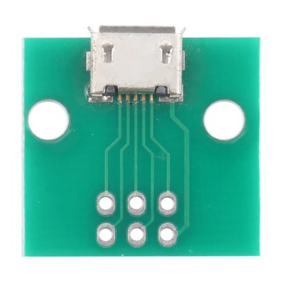 10 PCS Micro USB to 5pin V8 Charging Port PCB Test Board, Micro USB to 5pin V8
