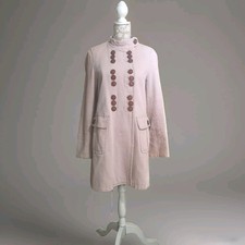 Marc Jacobs Military Jacket Pale Pink Double Breasted Jumbo Cord
