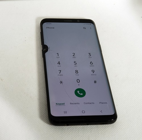 Original Cracked with Black Dot LCD Screen for Samsung Galaxy S9 SM-G960F - Picture 7 of 8