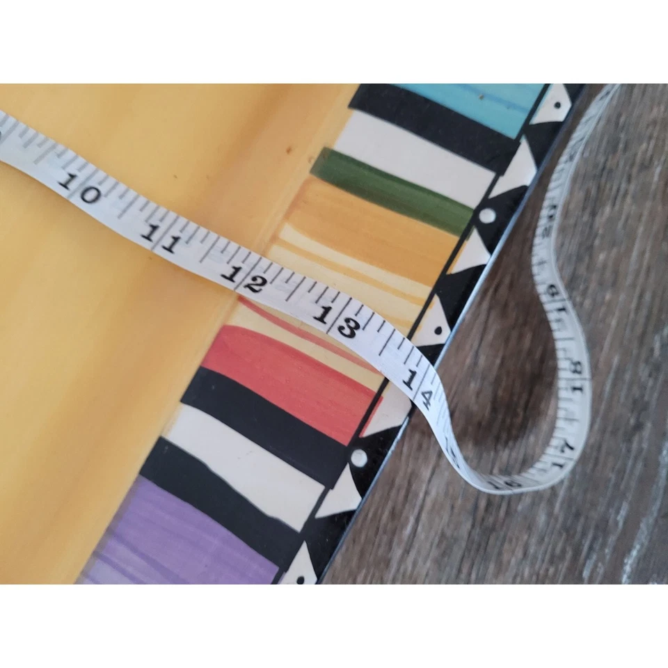 Fandango Large Tray 14 x 20 by GIBSON DESIGNS Yellow Party Serving Plate - Image 3 of 3