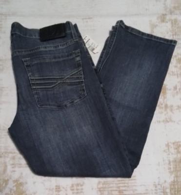 Rock & Republic Jeans Mens Relaxed Straight 32 x 30 Flex Waist NWT $88
