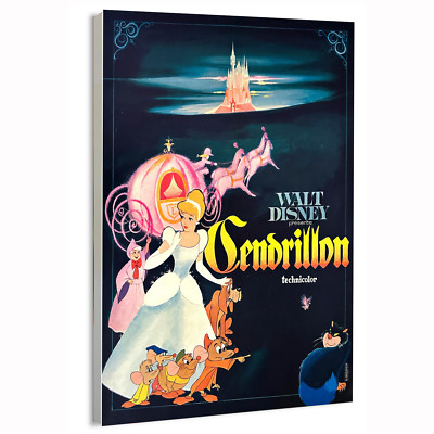 1960 Cinderella - French KIDS Movie Poster or Canvas Home Decor Art Print