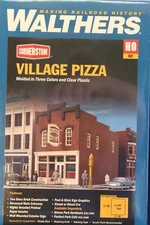 Walthers Cornerstone - Village Pizza Restaurant - HO Scale - 933-3469