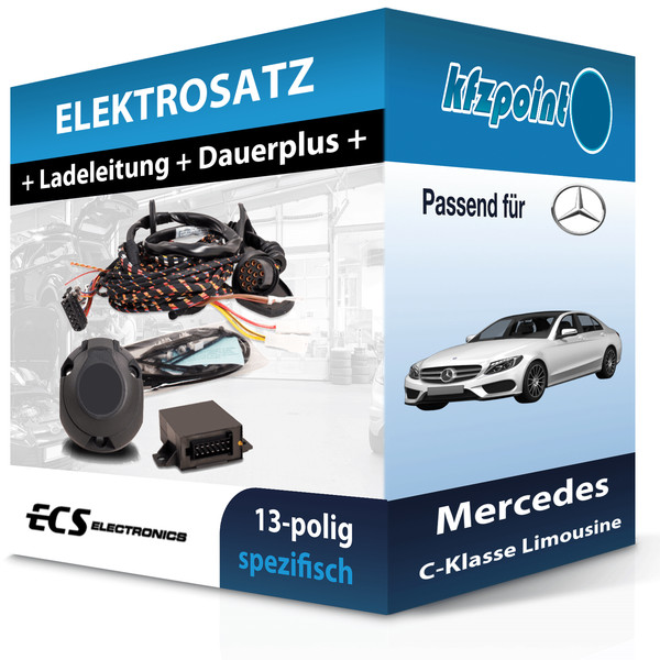 FüR Mercedes C-Klasse Limousine 07- Ecs E-Satz 13Polig Fahrzeugspezifisch Neu-image