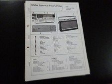 Original Service Manual Schaltplan SABA Transeuropa 2000 automatic E