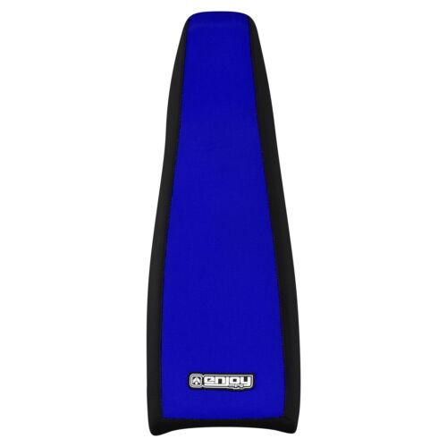 1984-2002 HONDA XR 200 R SEAT COVER by Enjoy MFG BLACK/BLUE standard #340 LOGO - Picture 3 of 5