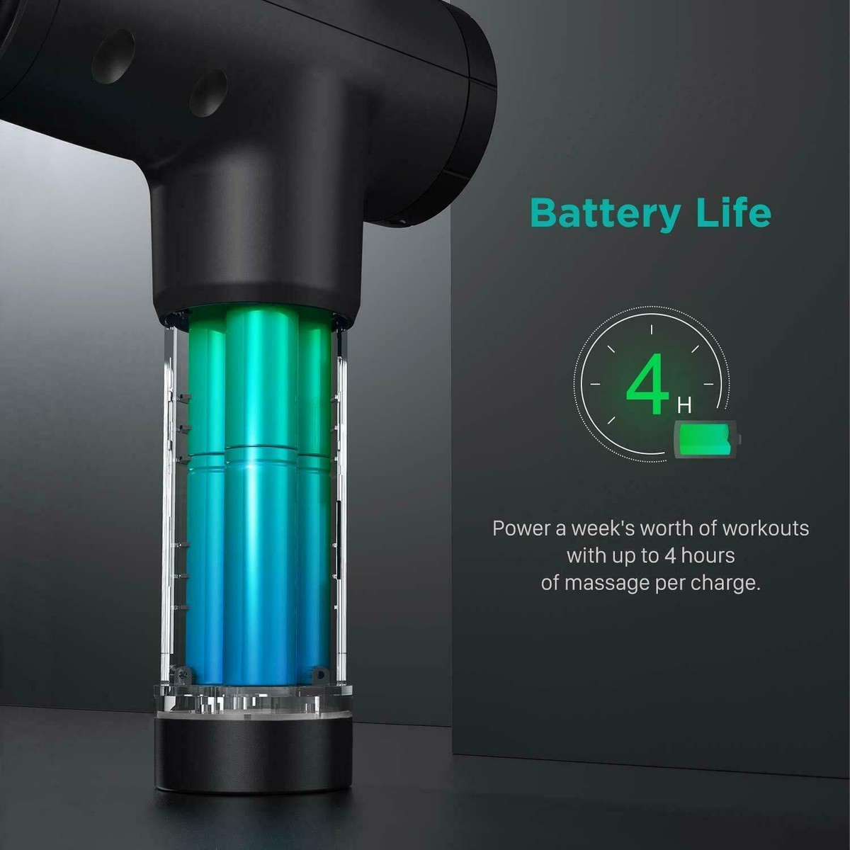 KH-320 HULKBUZZ Massage Gun Therapy Fascial Gun Tissue