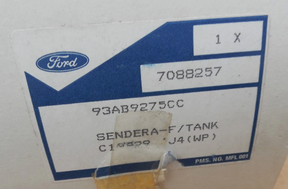 Gasolinera Ford Escort Kent Diesel 1.8 GHIA Ford Finis 7088257 - 93AB-9275-CC Foto 2 de 4