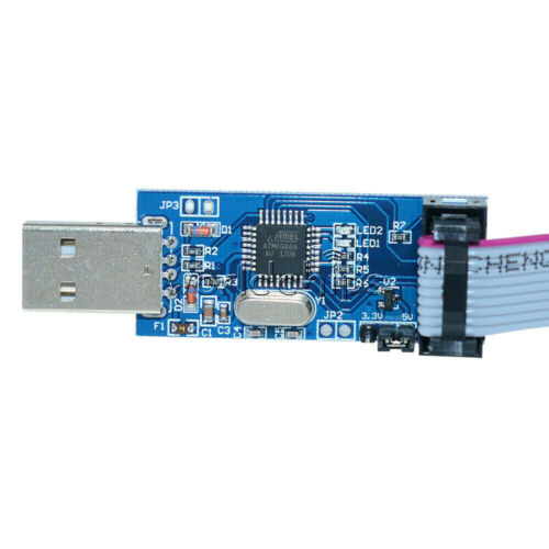 ATmega32 ATMEGA16 Minimum System Board + USB ISP USBasp Programmer 10 Pin Kabel - Bild 11 von 19