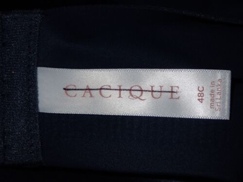 NUOVO reggiseno Lane Bryant Cacique 48C leggermente foderato copertura completa blu navy - Foto 6 di 7